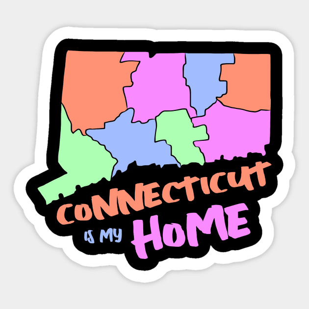 USA state: Connecticut Sticker by KK-Royal